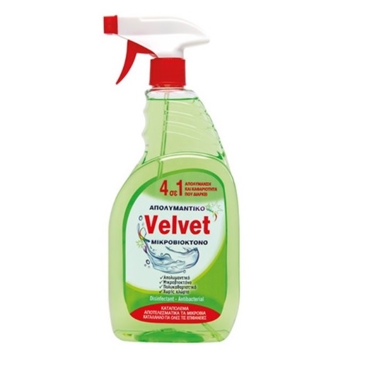 Απολυμαντικό επιφανειών VELVET 750ml spray